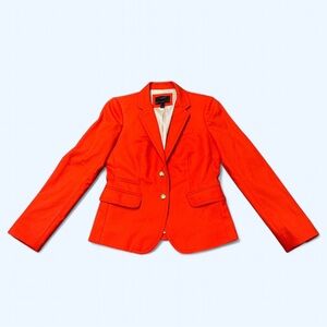J. Crew Classic Schoolboy Wool Blazer
Vibrant Orange Size 2